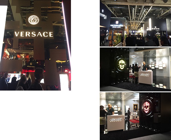 booth of VERSACE